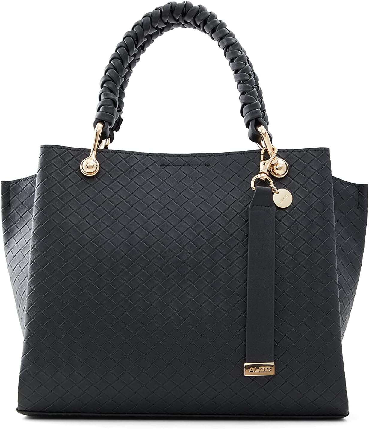 Neutral leather tote bag for work and everyday use — view 2