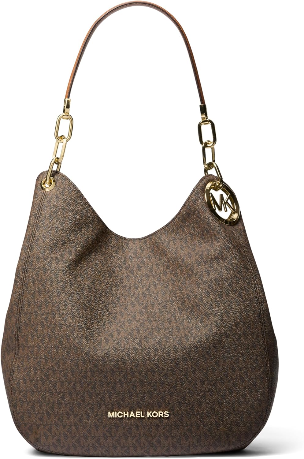 Michael Kors Lillie Large Chain Shoulder Bag in {color} leather — view 1