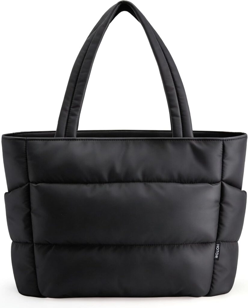 Quilted Puffer Tote Bag for Work & Travel 2026