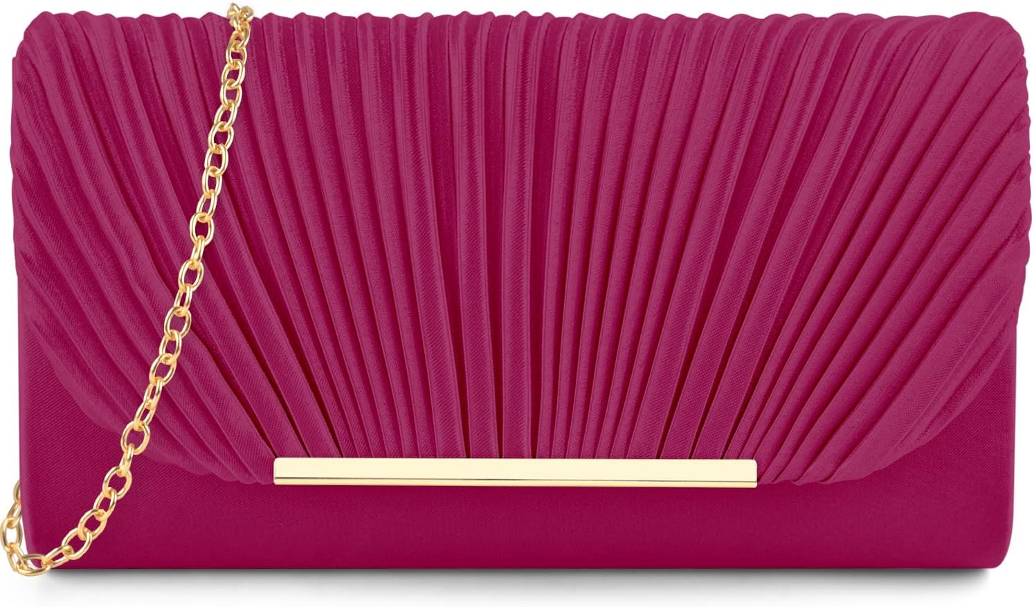 Vegan leather evening clutch in neutral, formal occasion handbag — view 5