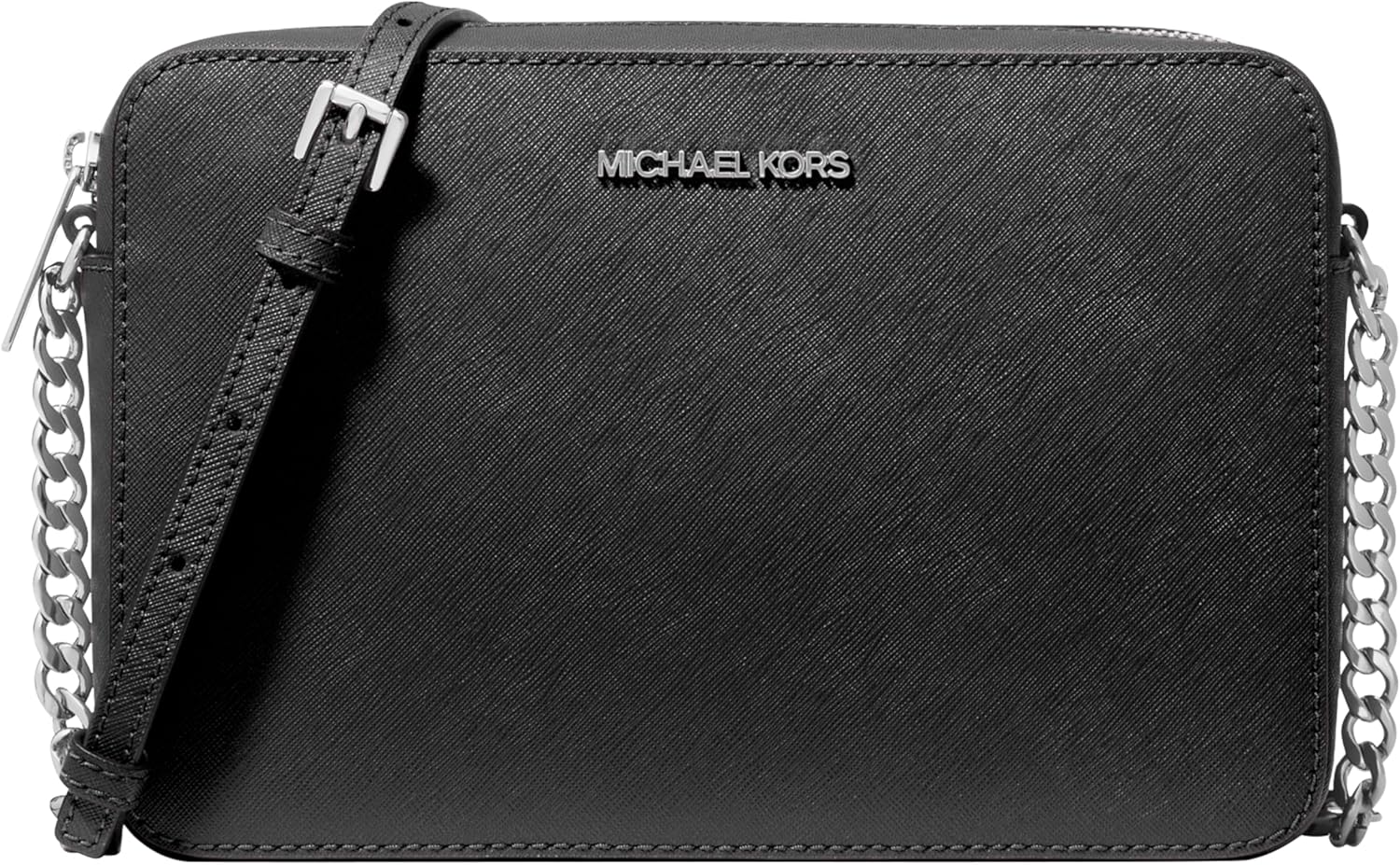 Michael Kors Jet Set Large Crossbody Bag in neutral leather — view 2