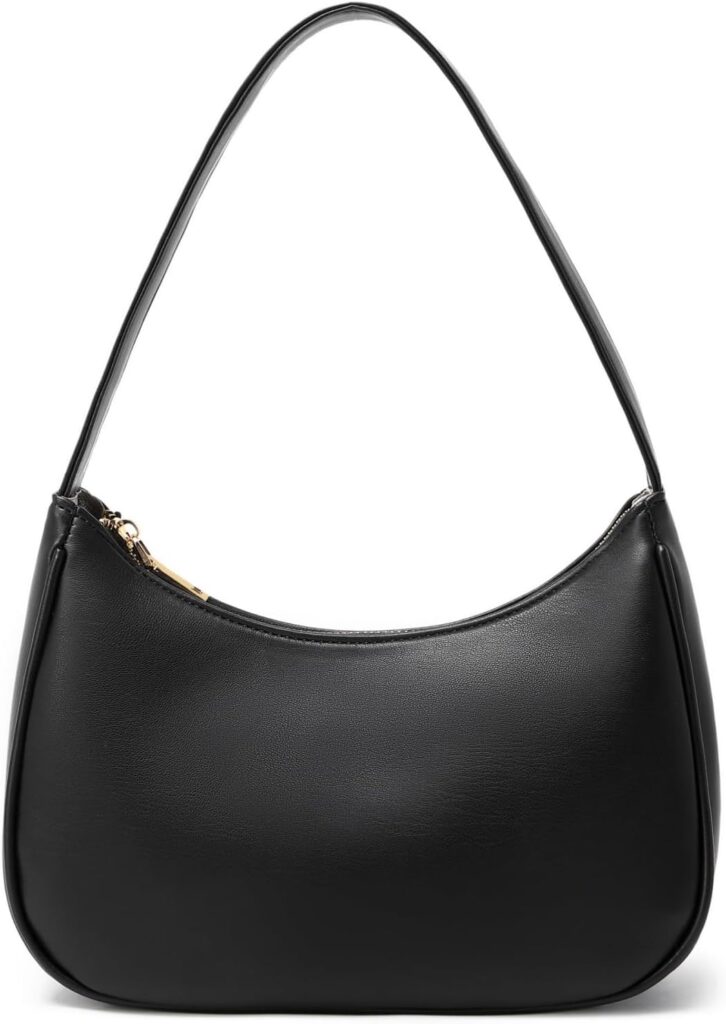 Vegan Leather Hobo Shoulder Bag for Work & Date Nights