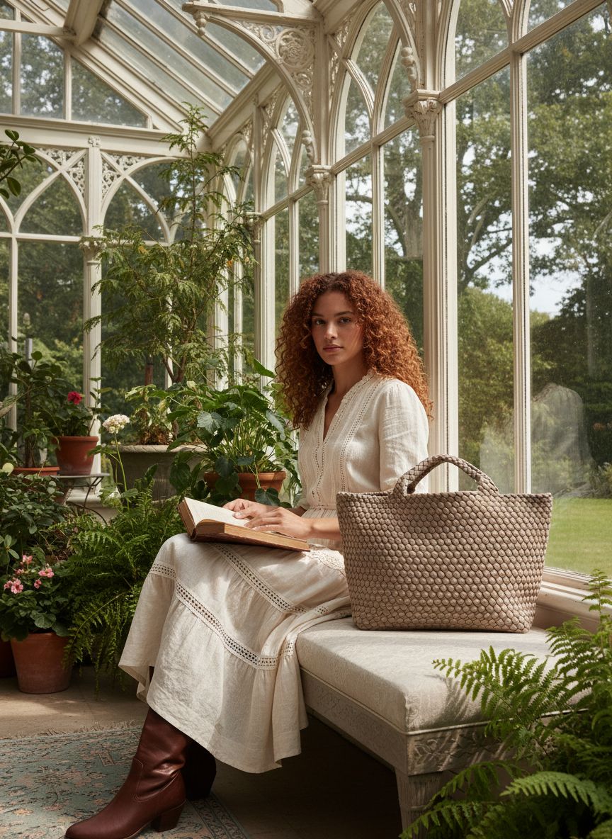 Neutral straw tote bag with boho design, ideal for beach and travel use — view 2