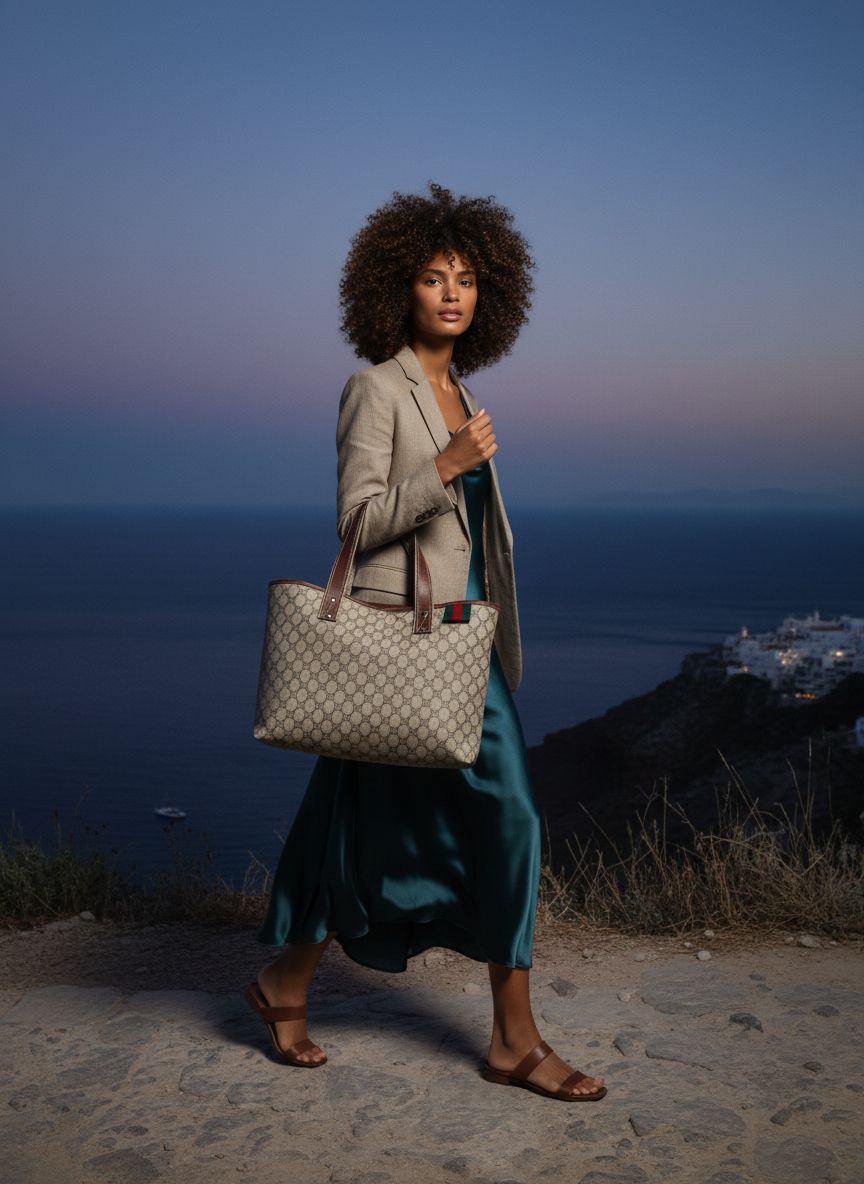 Neutral canvas tote bag for everyday use — view 5a