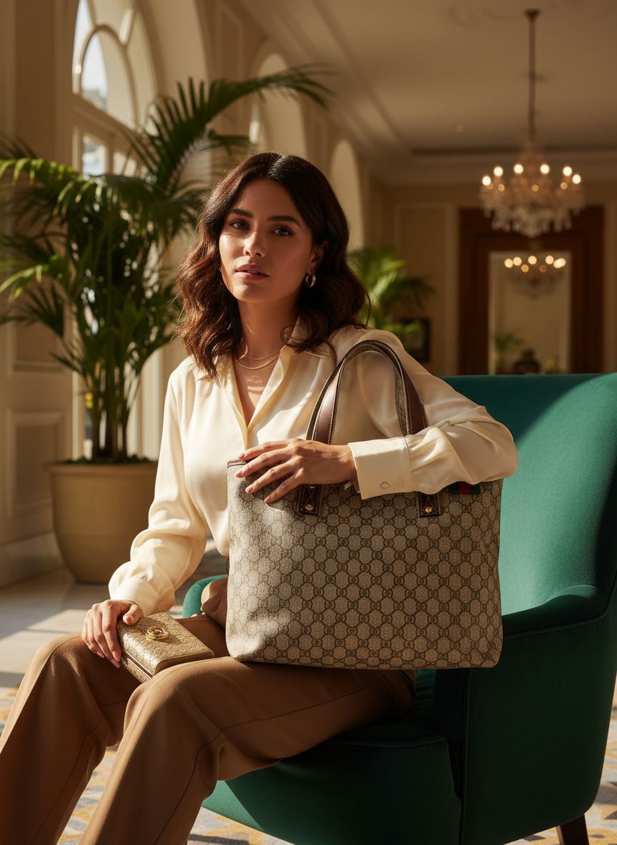 Neutral canvas tote bag for everyday use — view 5b