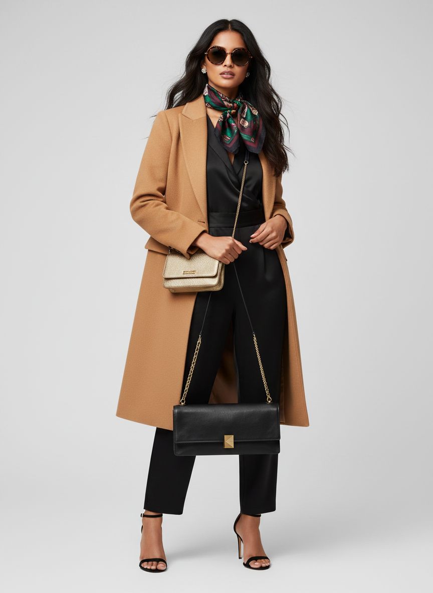 Glazed leather soft shoulder bag in neutral tone — view 6