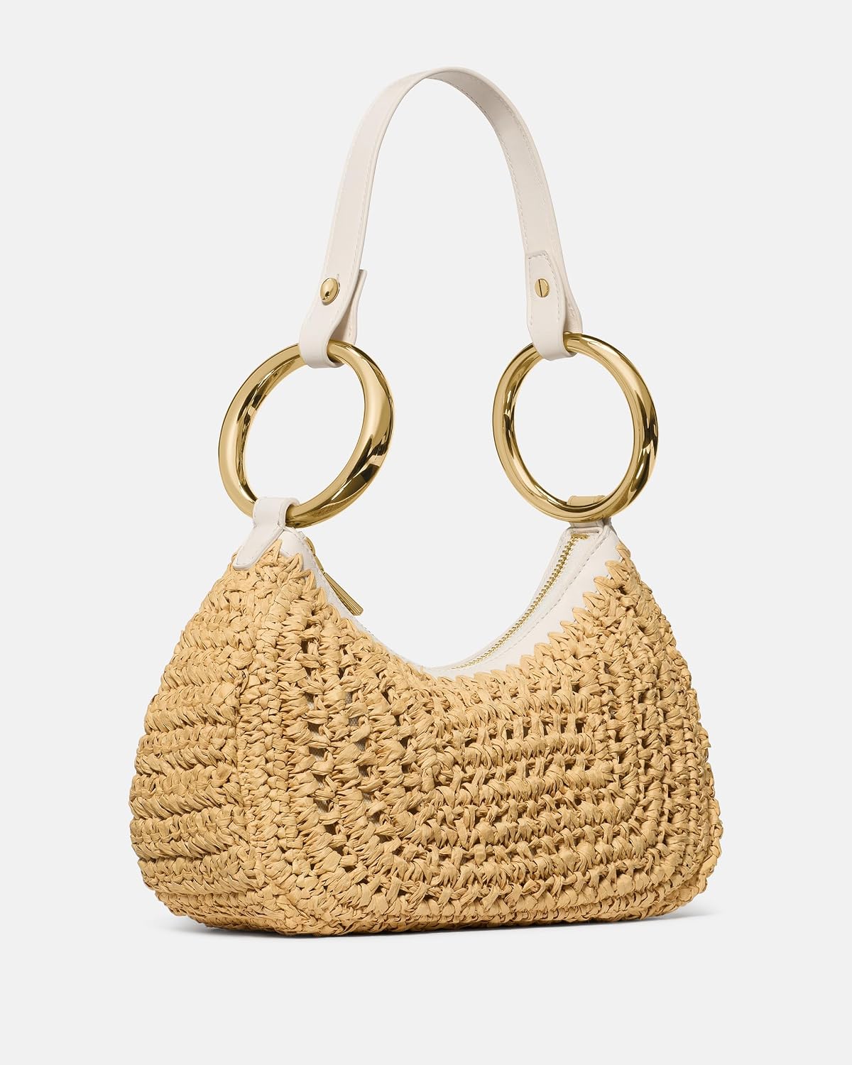 Sequin paillette evening satchel in warm multi — view 3