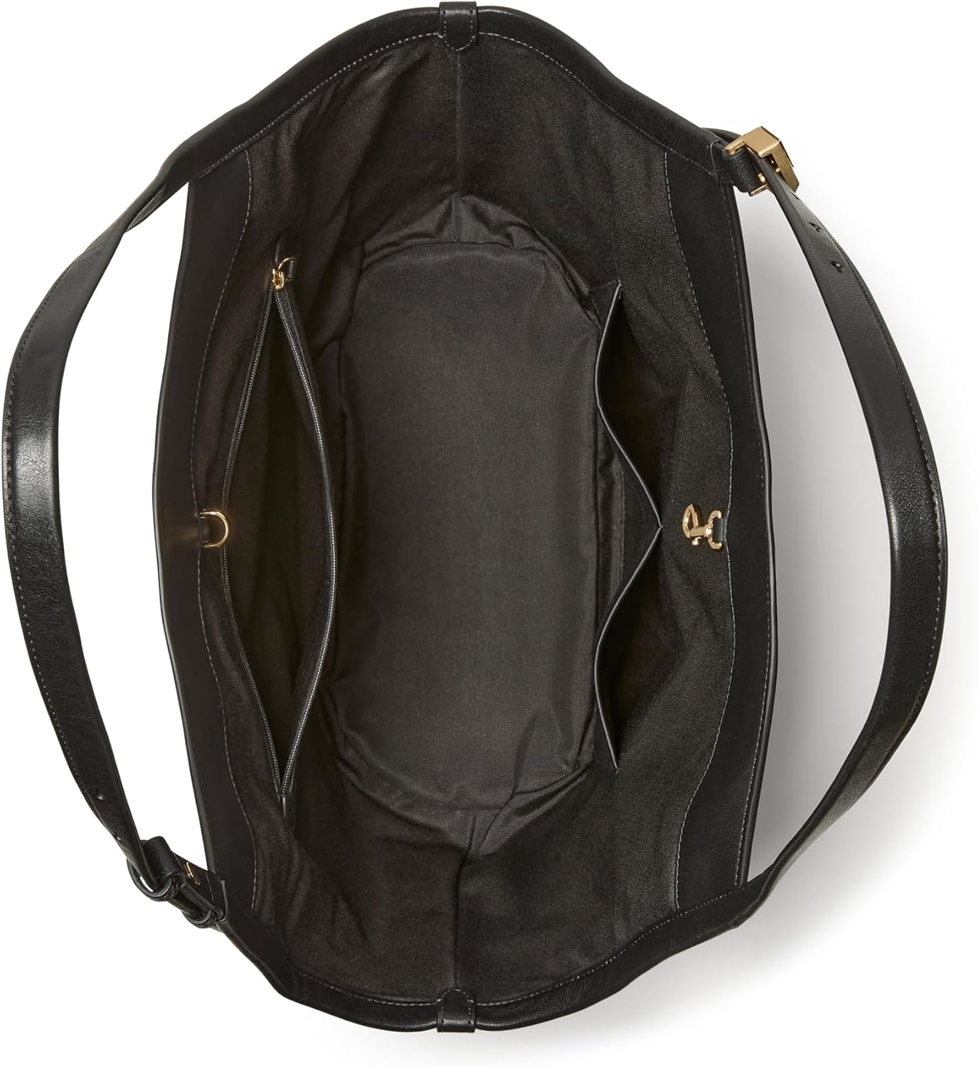 Fine grain leather tulip tote in neutral, front view with structured silhouette — detail
